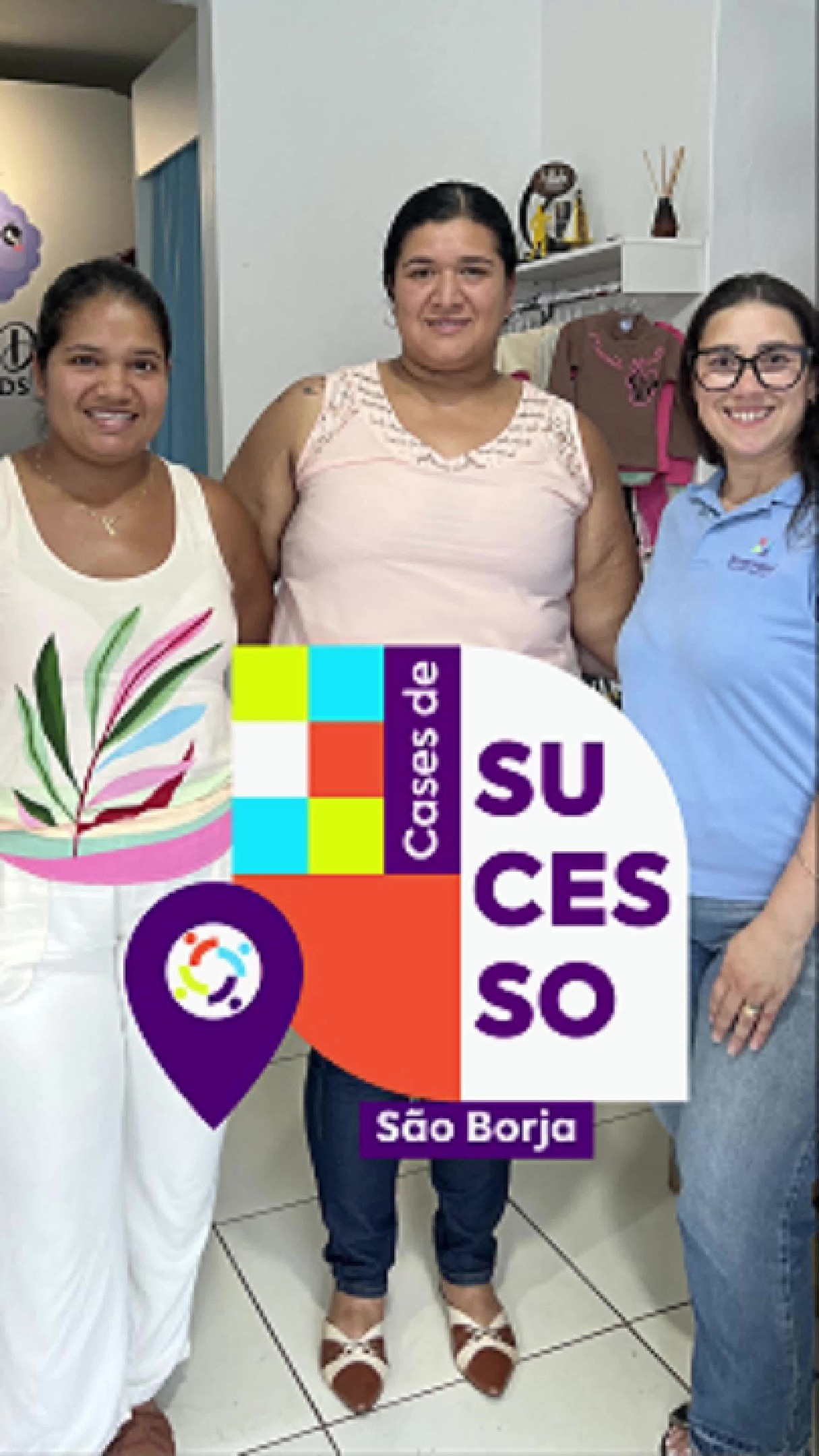 De casa para a loja física, e com parceria que faz diferença.
